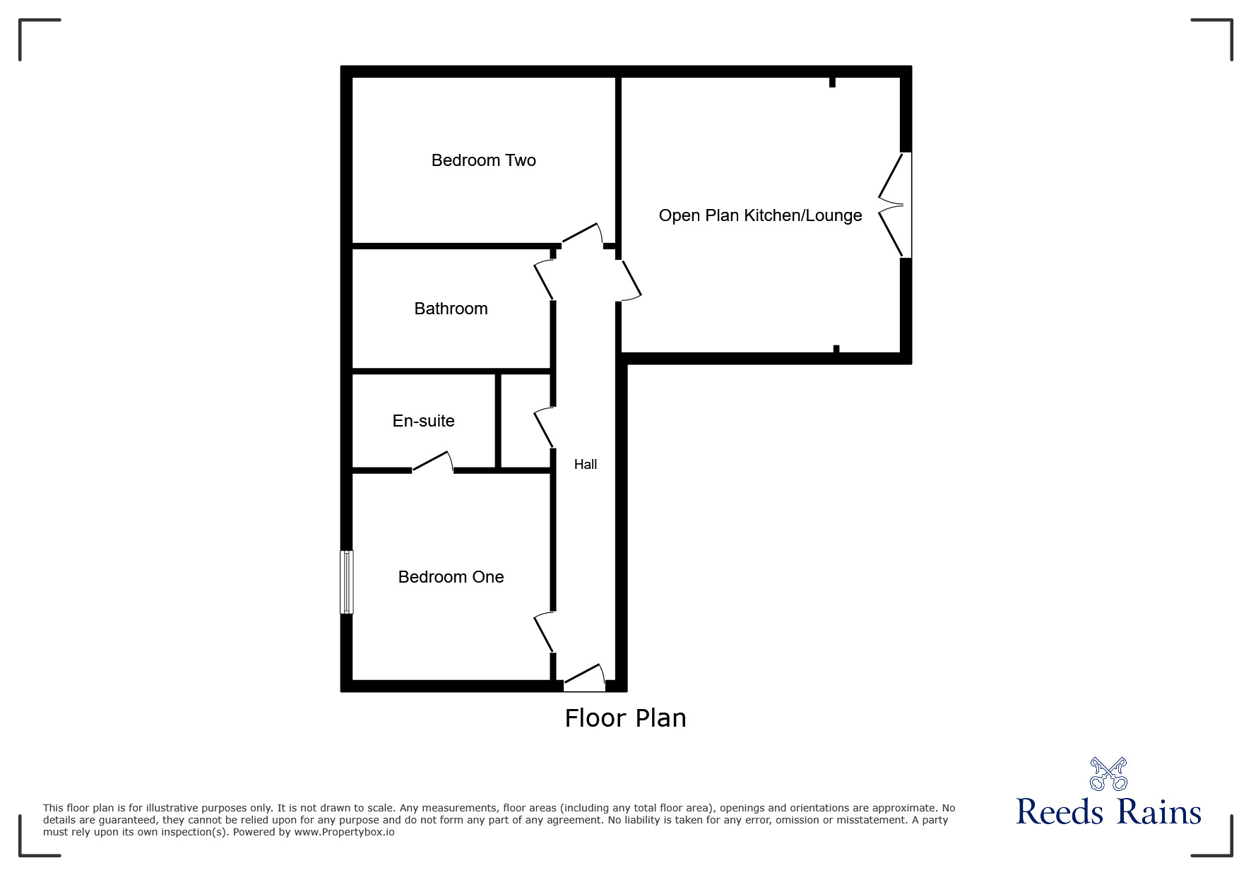 Floorplan of 2 bedroom  Flat for sale, Lumen Court, Preston, Lancashire, PR1