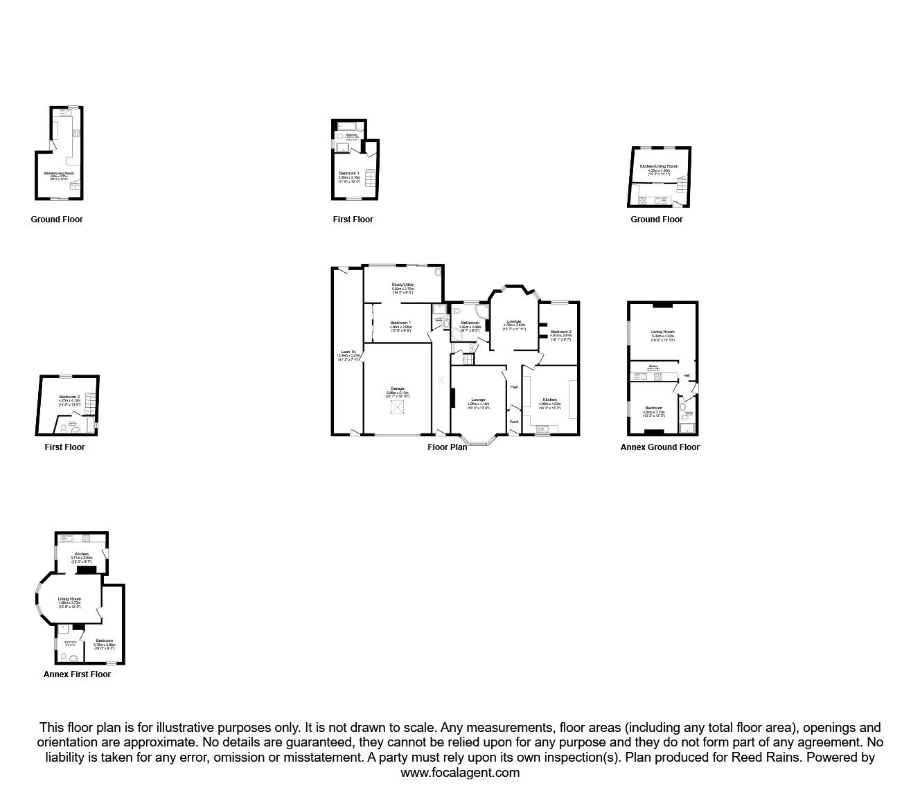 Floorplan of 7 bedroom Detached House for sale, Whinfield Lane, Ashton-on-Ribble, Lancashire, PR2
