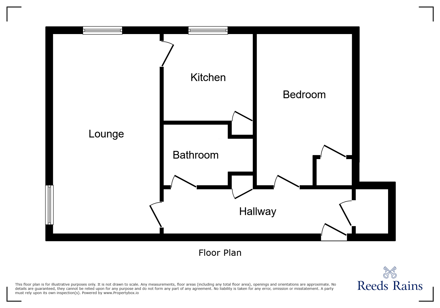 Floorplan of 1 bedroom  Flat for sale, Charlesway Court, Lea Road, Preston, PR2