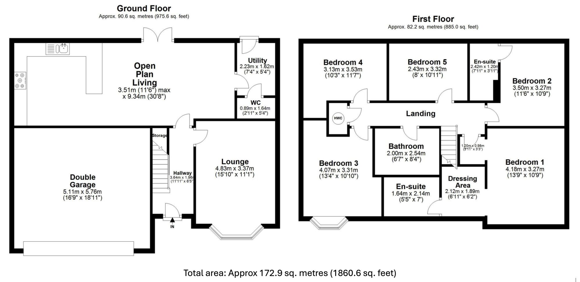 Floorplan of 5 bedroom Detached House for sale, The Maples, Fulwood, Lancashire, PR4