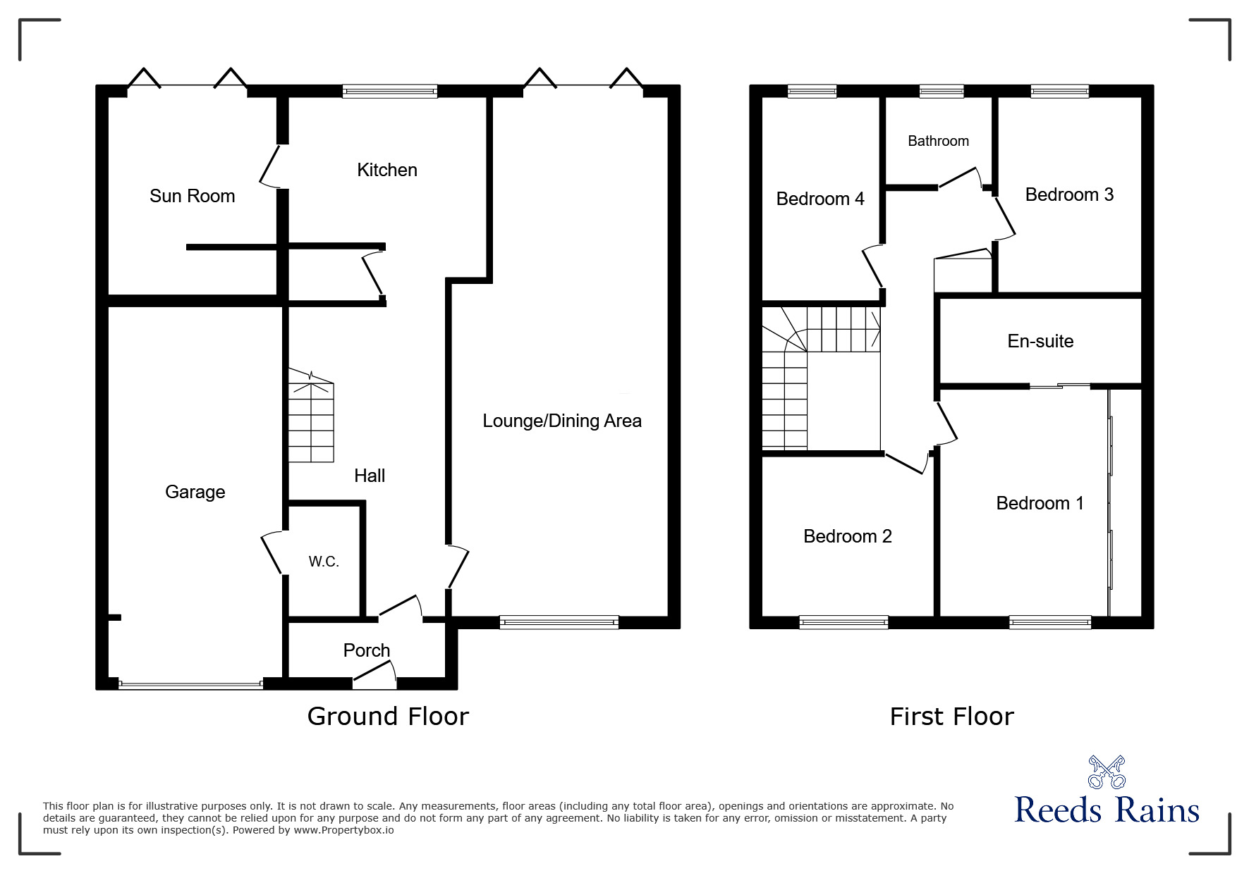 Floorplan of 4 bedroom Detached House for sale, Fairways, Fulwood, Lancashire, PR2