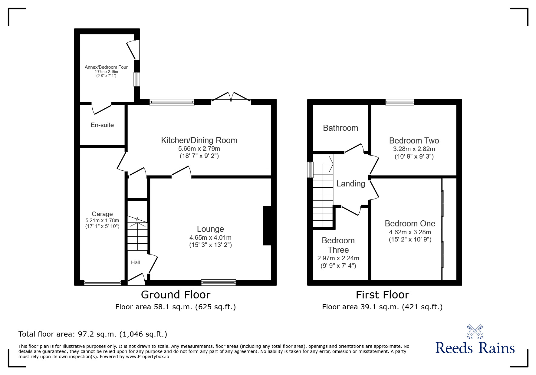 Floorplan of 4 bedroom Semi Detached House for sale, Malvern Avenue, Preston, Lancashire, PR1