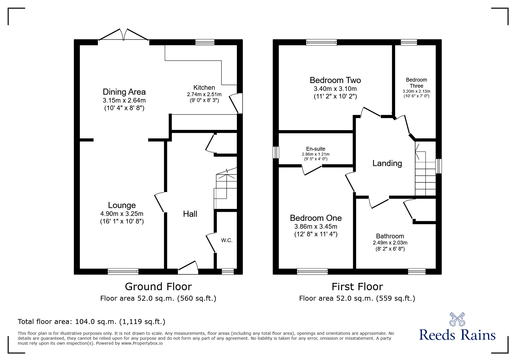 Floorplan of 3 bedroom Detached House for sale, Belle Field Close, Penwortham, Lancashire, PR1
