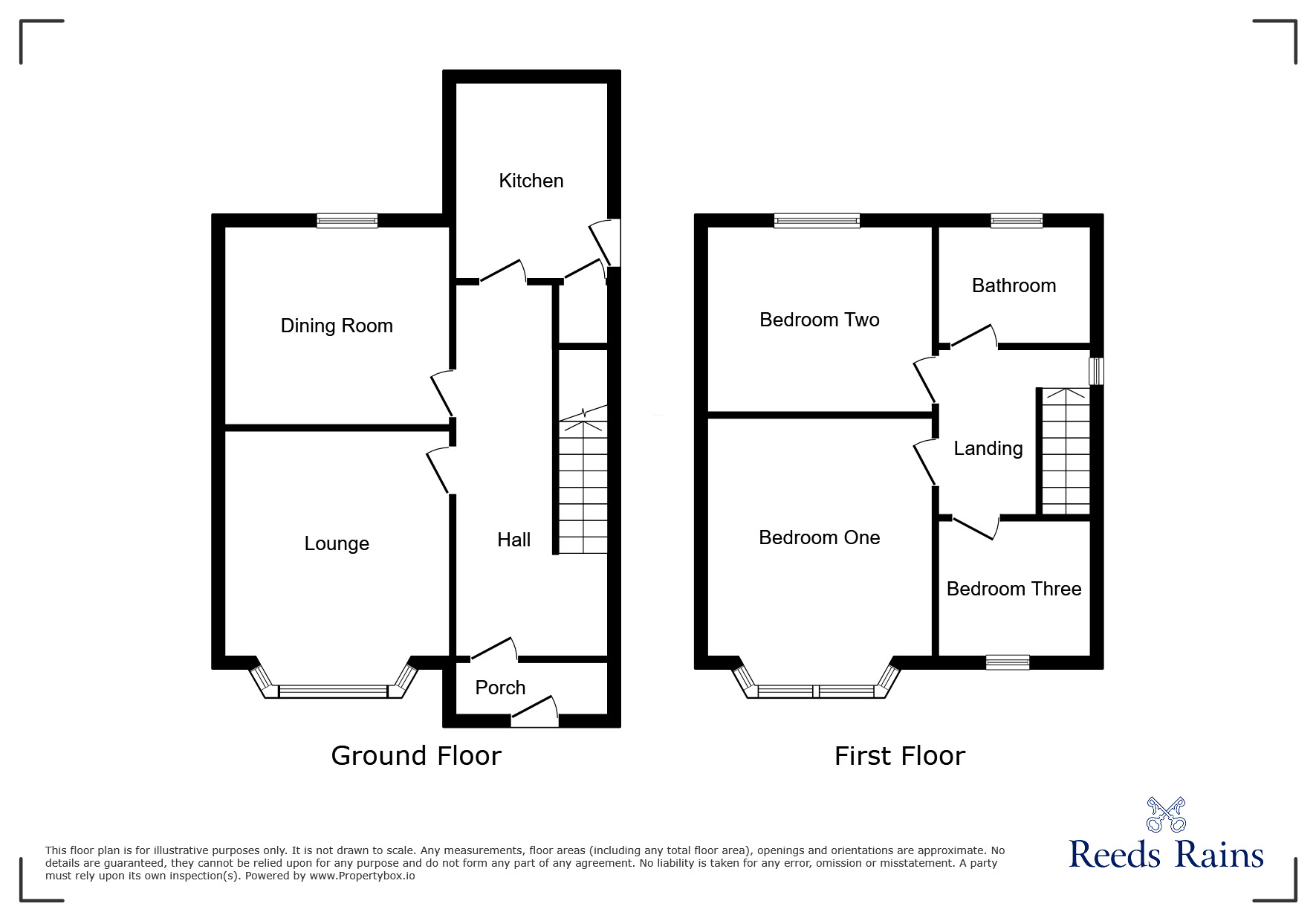 Floorplan of 3 bedroom Semi Detached House for sale, Kensington Avenue, Penwortham, Lancashire, PR1