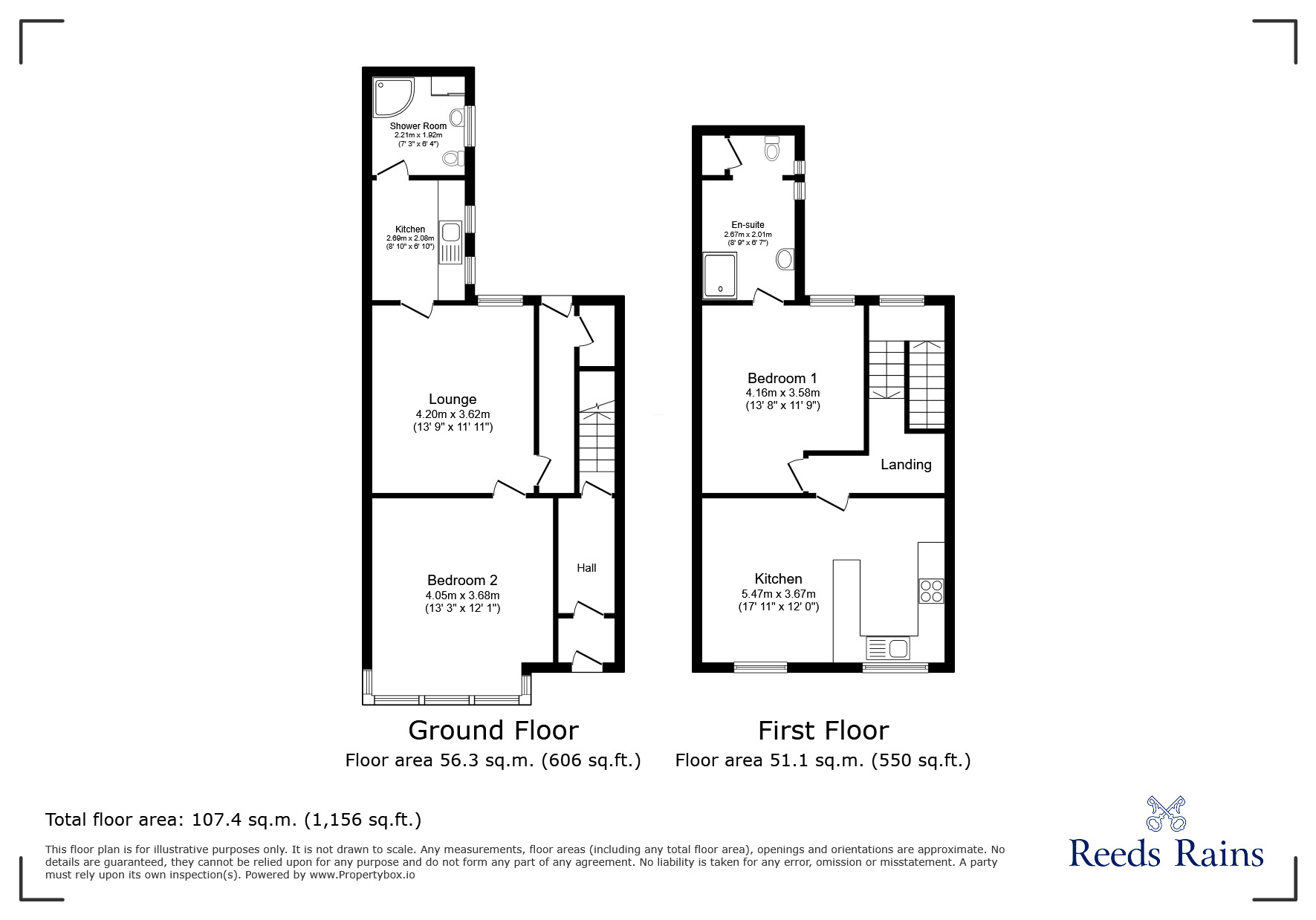 Floorplan of 1 bedroom Flat to rent, Deepdale Road, Preston, Lancashire, PR1