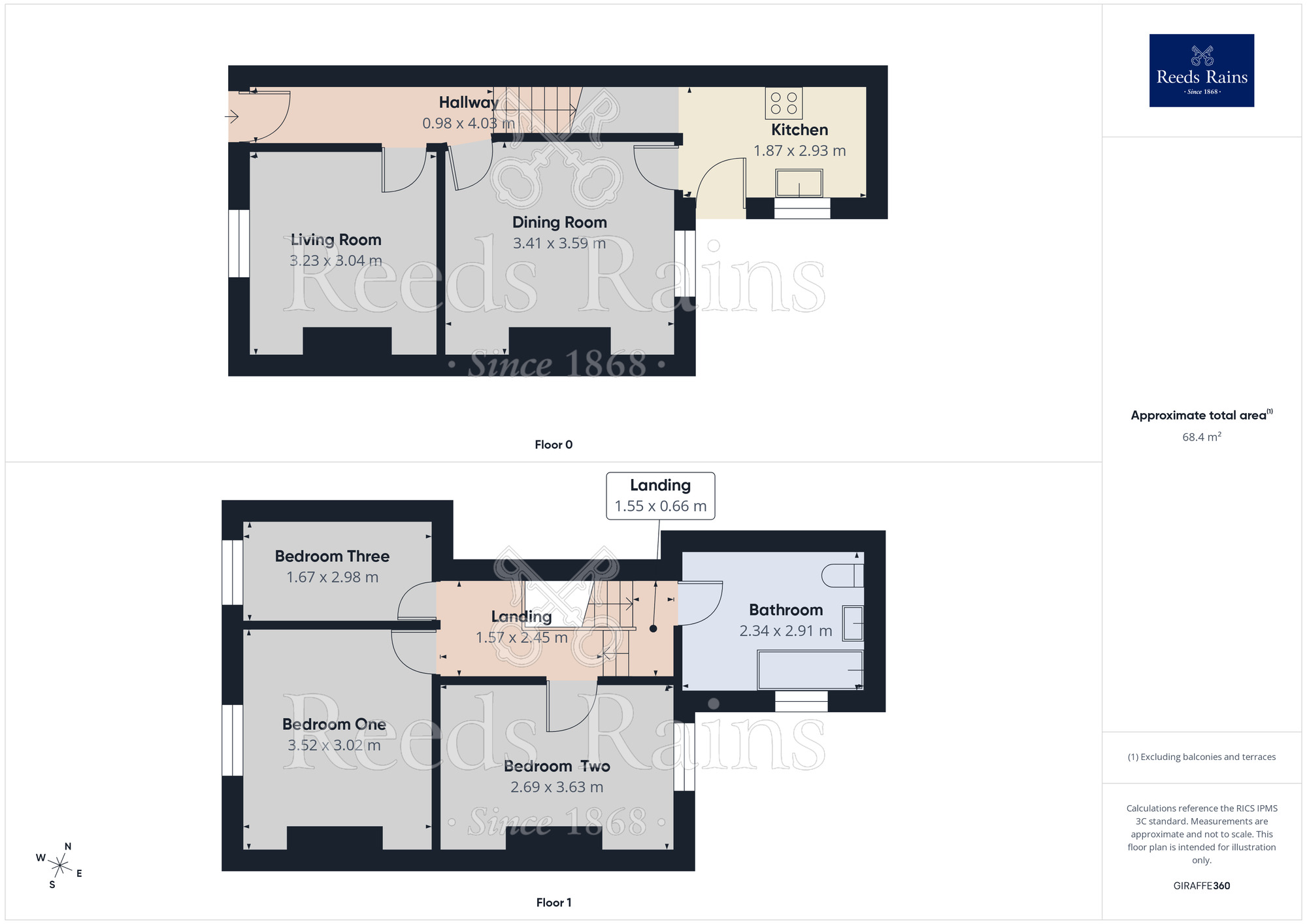Floorplan of 3 bedroom Mid Terrace House for sale, Holstein Street, Preston, Lancashire, PR1