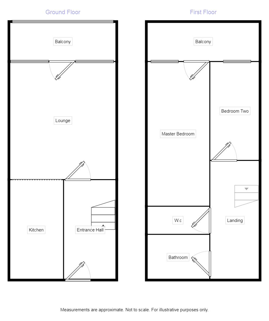 Floorplan of 2 bedroom Flat for sale, Avenham Lane, Preston, Lancashire, PR1