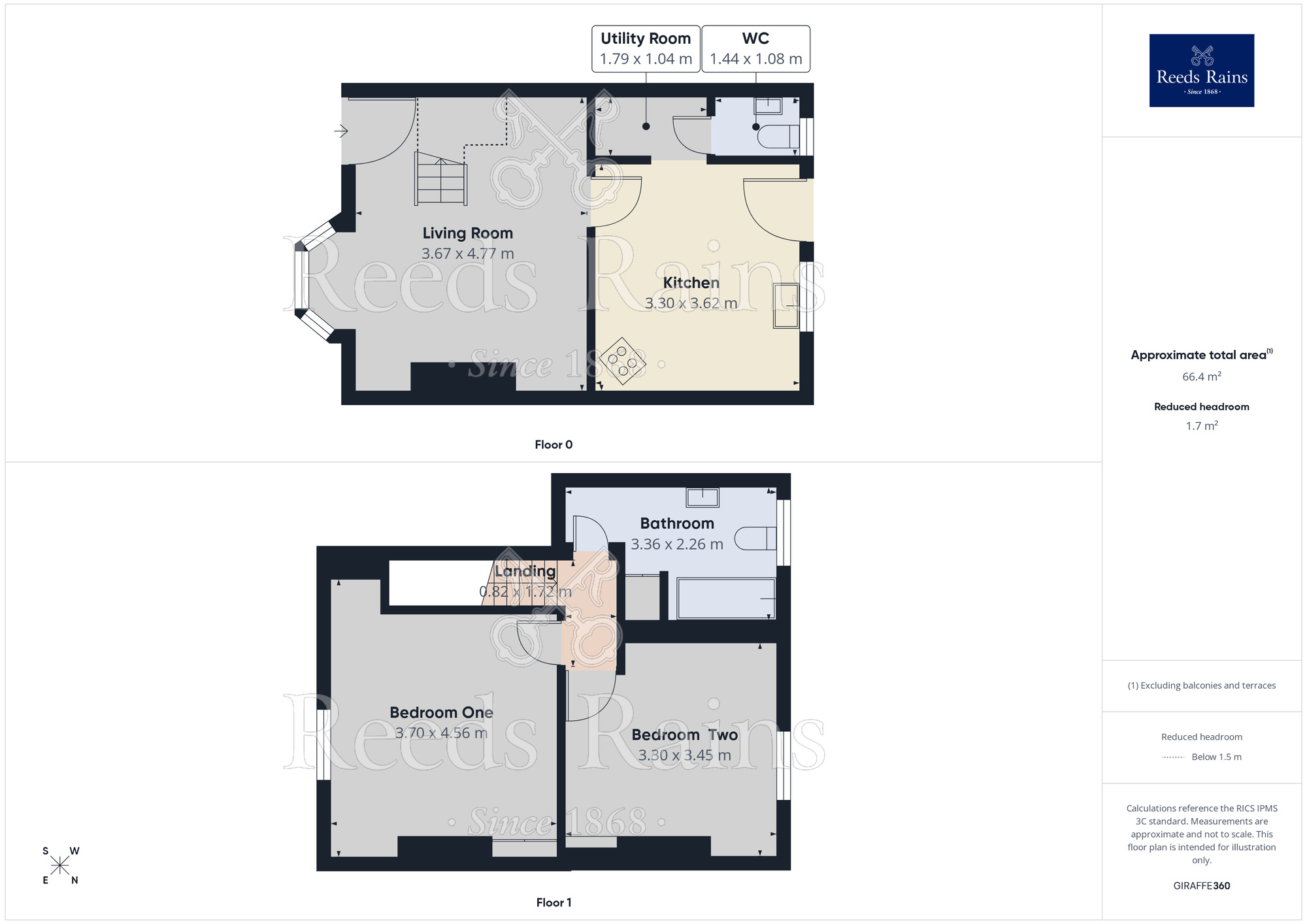 Floorplan of 2 bedroom Mid Terrace House for sale, Fazackerley Street, Ashton-on-Ribble, Lancashire, PR2