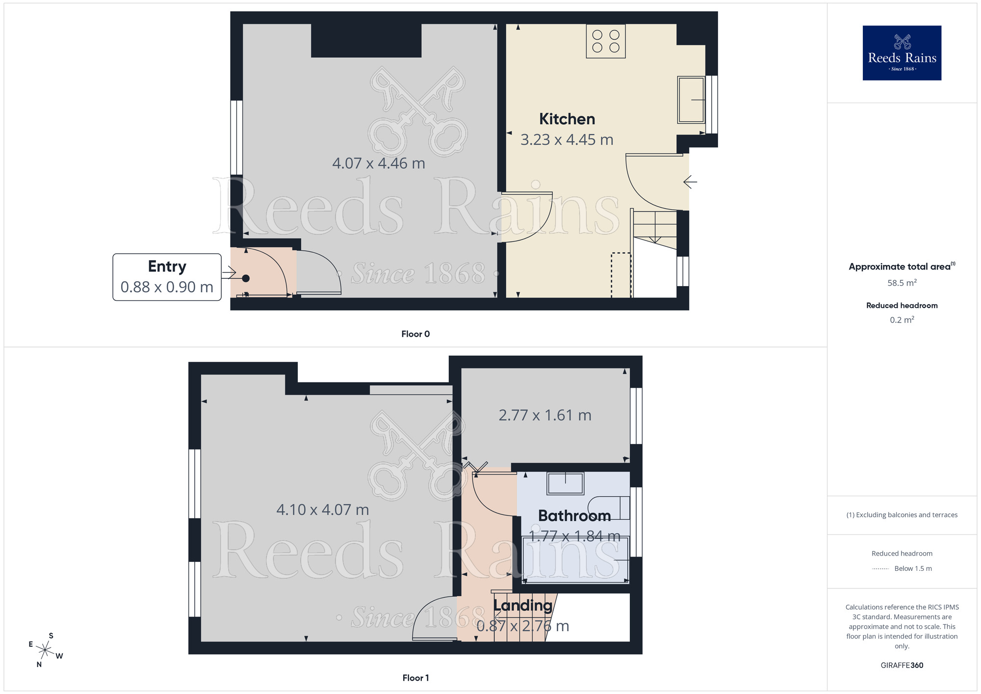 Floorplan of 2 bedroom Mid Terrace House for sale, Calverley Street, Preston, PR1