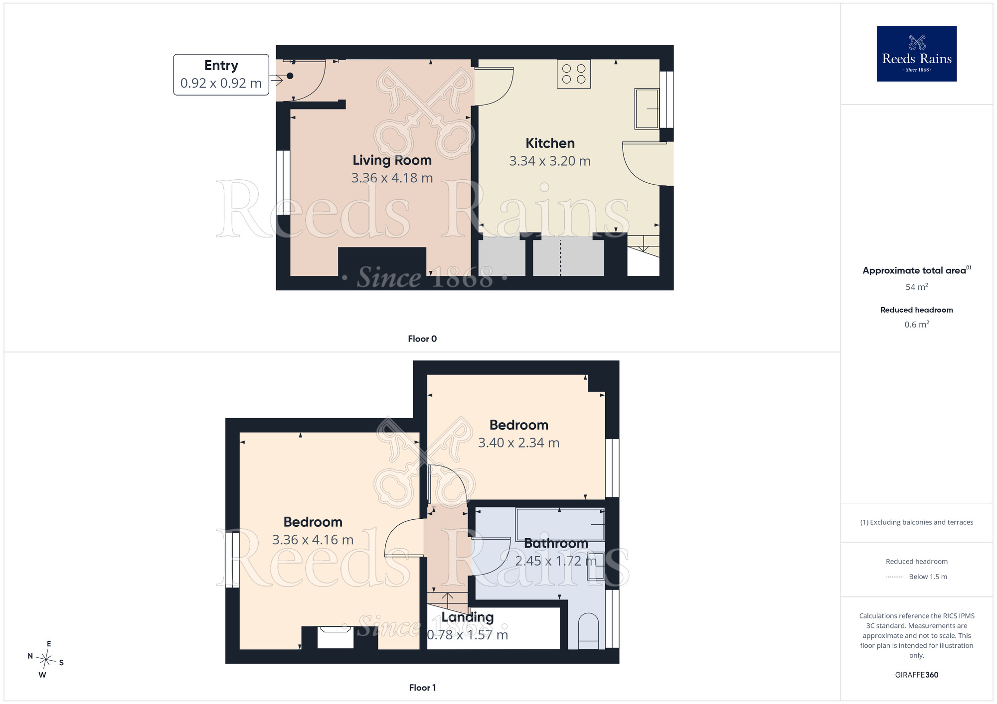 Floorplan of 2 bedroom Mid Terrace House for sale, Talbot Road, Preston, Lancashire, PR1