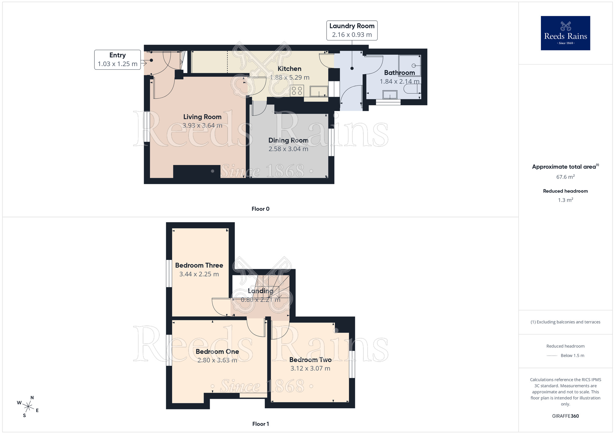 Floorplan of 3 bedroom Mid Terrace House for sale, Scotforth Road, Preston, Lancashire, PR1