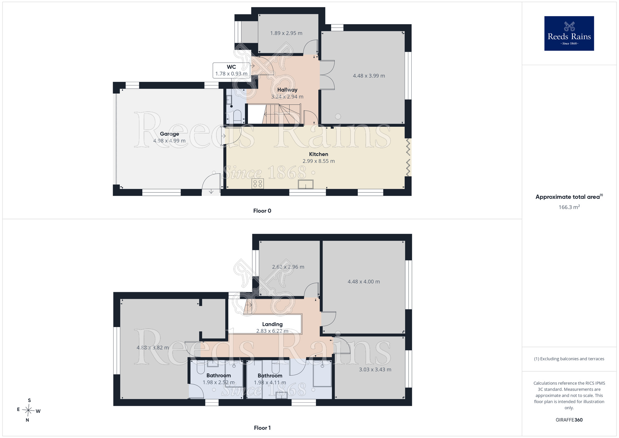 Floorplan of 4 bedroom Detached House for sale, The Conifers, Barton, Lancashire, PR3