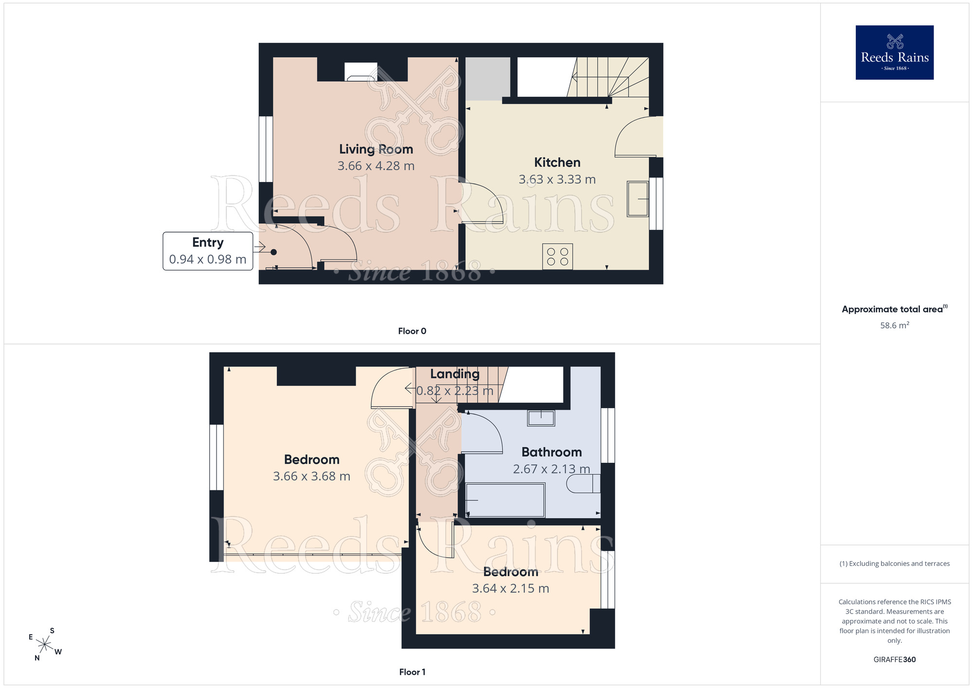 Floorplan of 2 bedroom Mid Terrace House for sale, Plevna Road, Preston, Lancashire, PR1