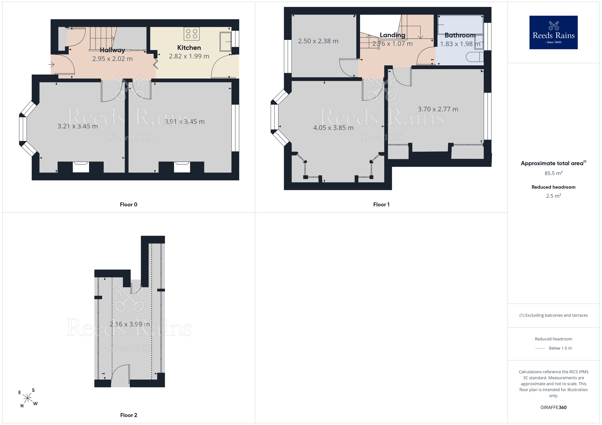 Floorplan of 3 bedroom Mid Terrace House for sale, Skeffington Road, Preston, Lancashire, PR1