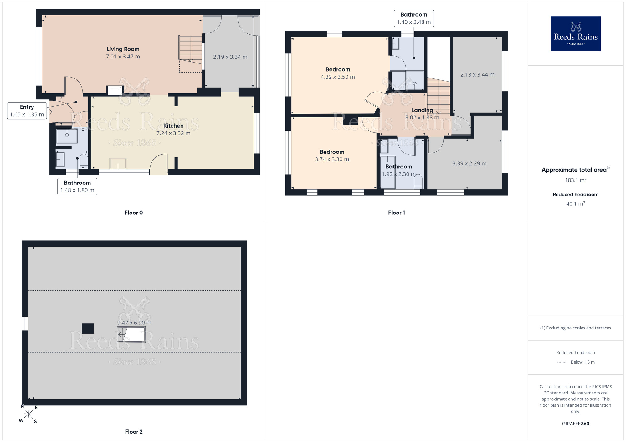 Floorplan of 4 bedroom Detached House for sale, Liverpool Road, Penwortham, Lancashire, PR1