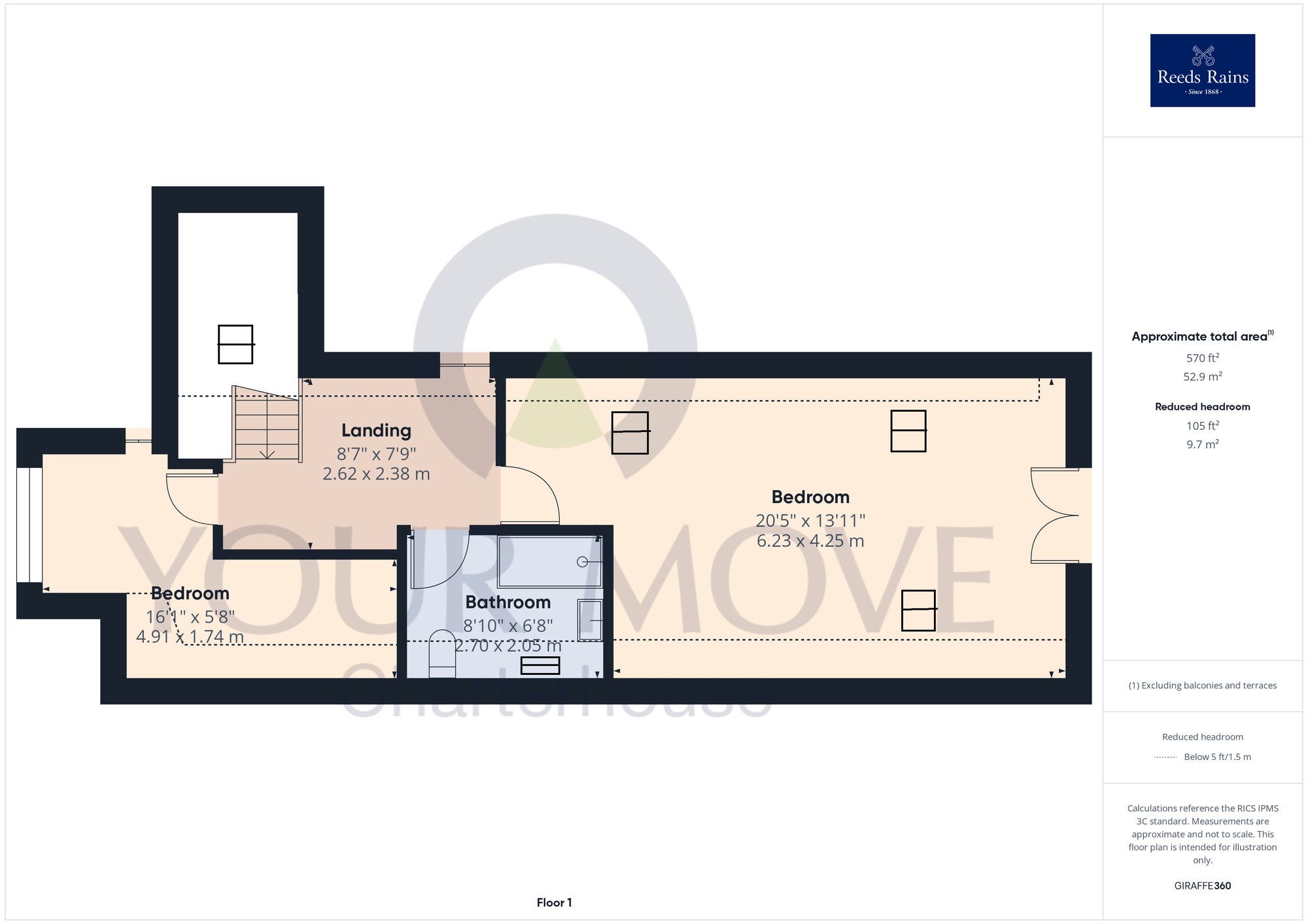 Floorplan of 4 bedroom Detached House for sale, Kingsgate Avenue, Broadstairs, Kent, CT10