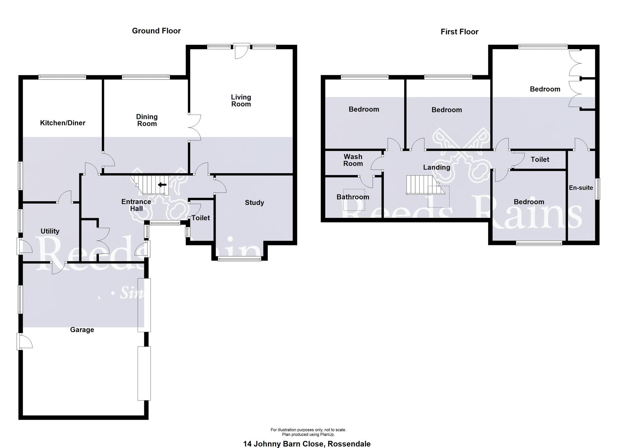 Floorplan of 5 bedroom Detached House for sale, Johnny Barn Close, Rossendale, Lancashire, BB4