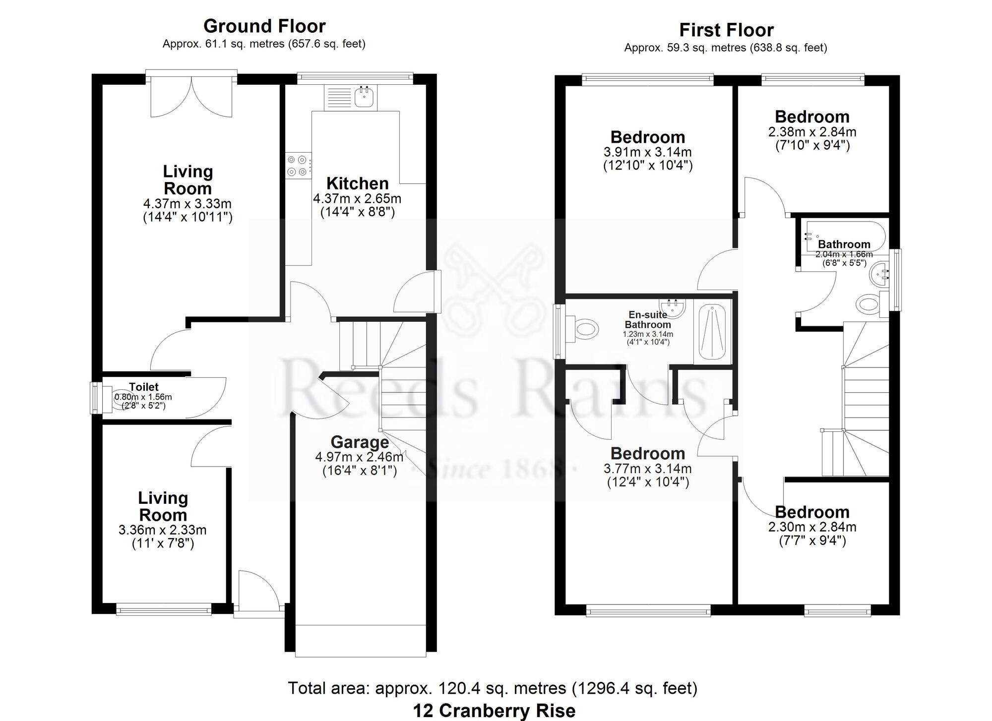 Floorplan of 4 bedroom Detached House for sale, Cranberry Rise, Loveclough, Lancashire, BB4