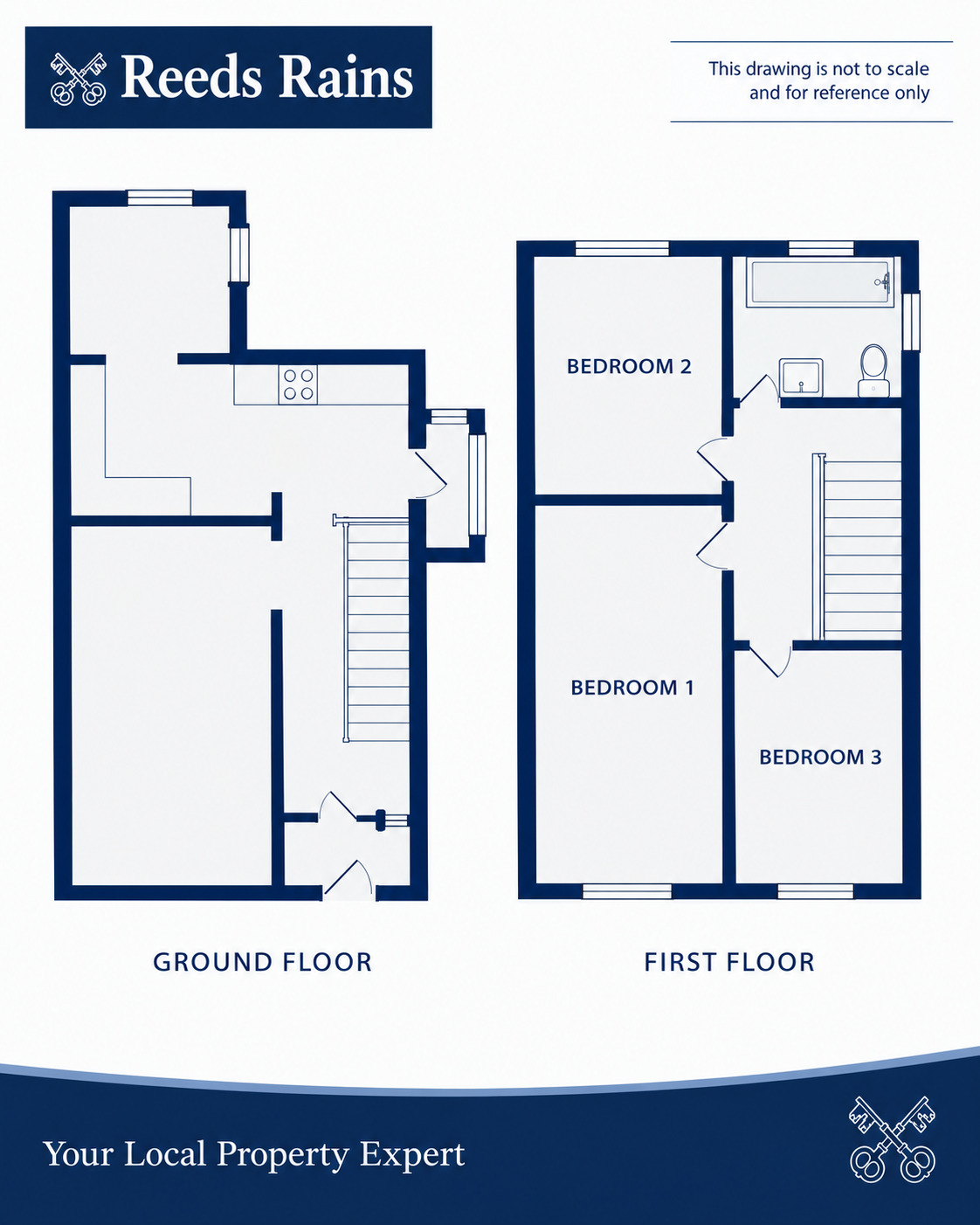 Floorplan of 3 bedroom Semi Detached House for sale, Ryefield Avenue West, Haslingden, Lancashire, BB4