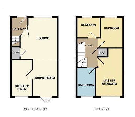 Floorplan of 3 bedroom Semi Detached House for sale, Margroy Close, Rochdale, Greater Manchester, OL12