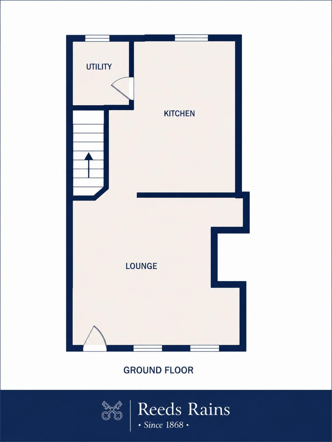 Floorplan of 2 bedroom Mid Terrace House for sale, Alder Bank, Rossendale, Lancashire, BB4