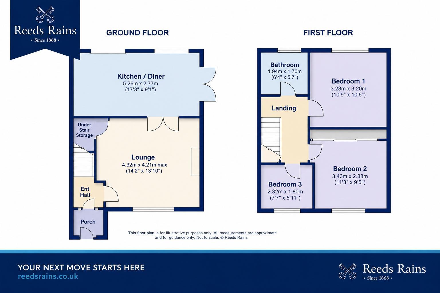 Floorplan of 3 bedroom Semi Detached House for sale, Burnley Road, Loveclough, Lancashire, BB4