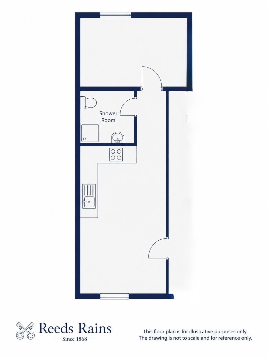Floorplan of 1 bedroom Flat for sale, Manchester Road, Haslingden, Lancashire, BB4