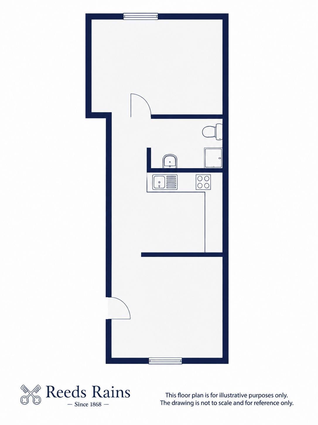 Floorplan of 1 bedroom Flat for sale, Manchester Road, Haslingden, Lancashire, BB4