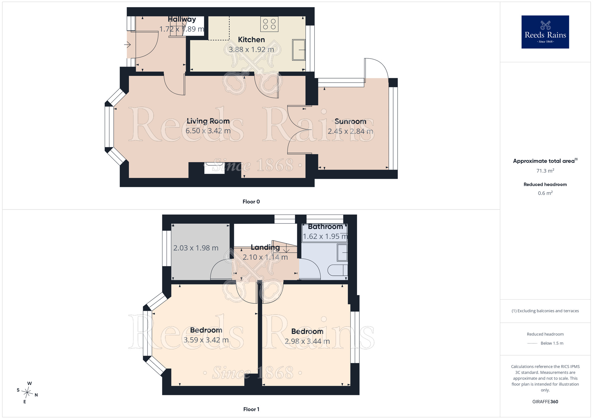 Floorplan of 3 bedroom Semi Detached House to rent, Claymore Street, Manchester, Greater Manchester, M18