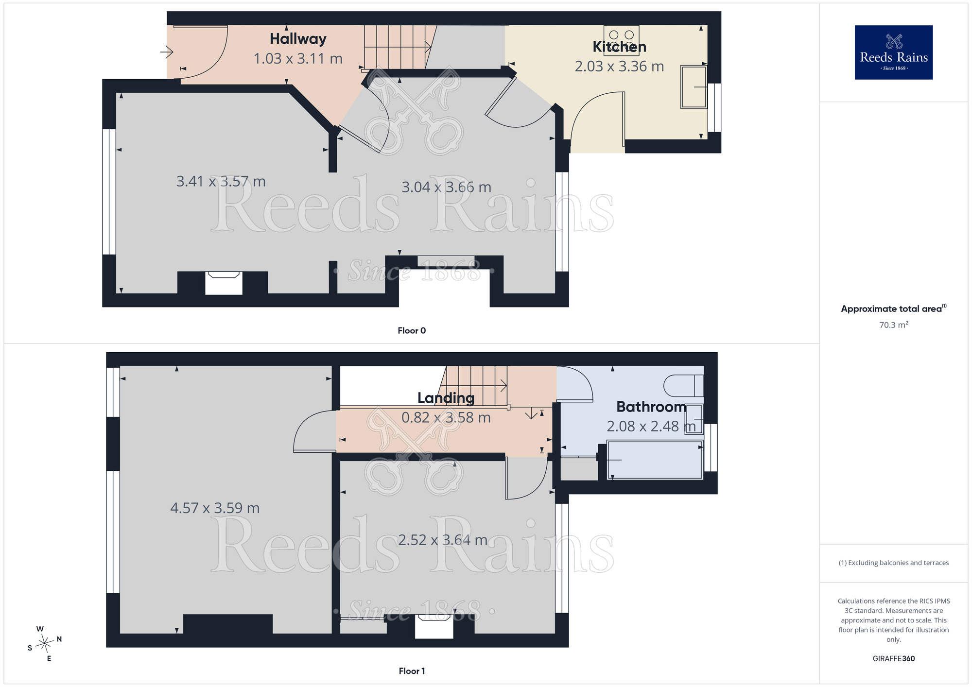 Floorplan of 2 bedroom End Terrace House for sale, Salisbury Street, Reddish, Greater Manchester, SK5