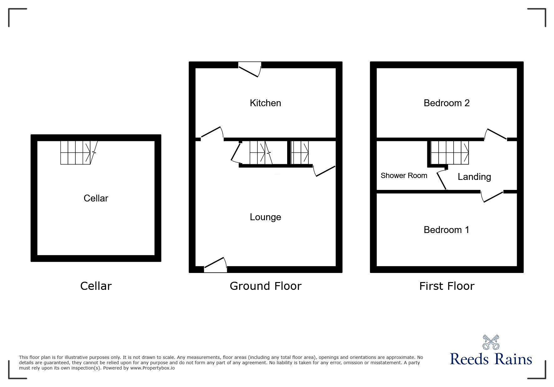 Floorplan of 2 bedroom Mid Terrace House to rent, Greg Street, Stockport, Greater Manchester, SK5