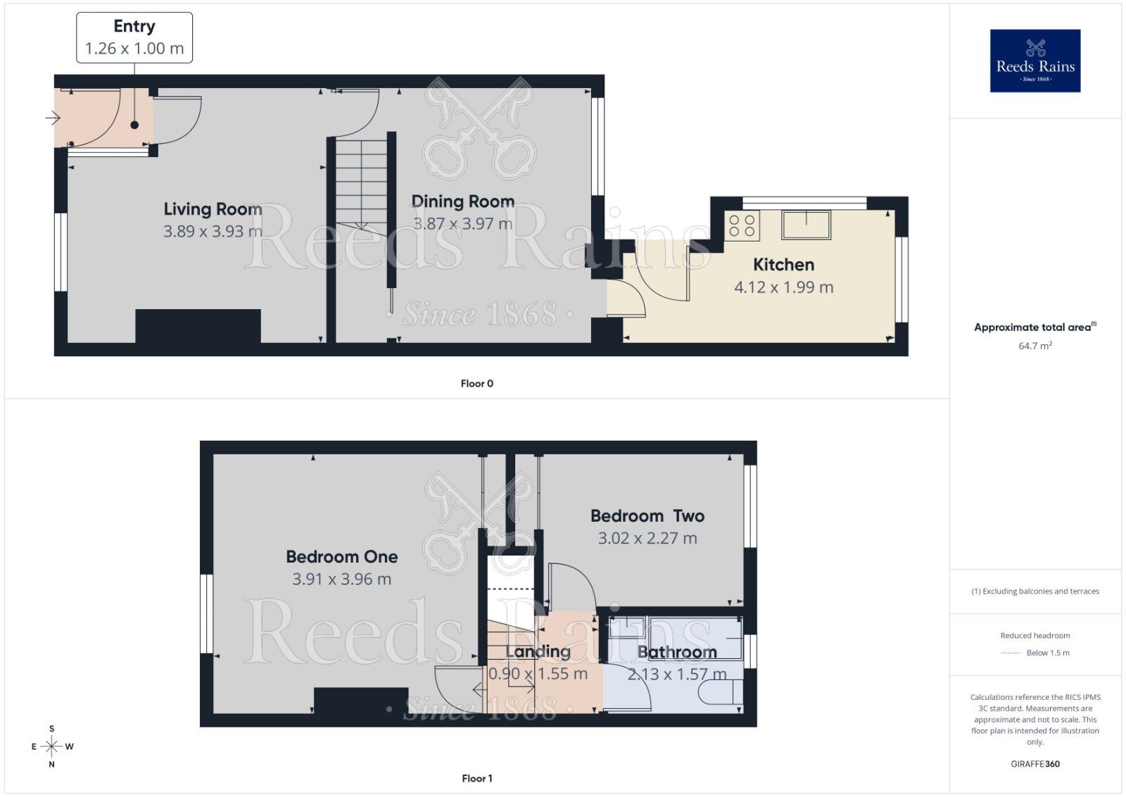 Floorplan of 2 bedroom Mid Terrace House for sale, Crowther Street, Manchester, Greater Manchester, M18