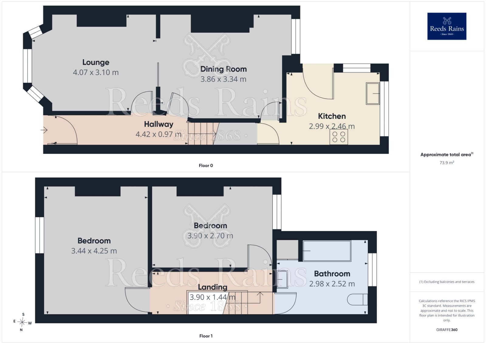 Floorplan of 2 bedroom Mid Terrace House for sale, Gorton Road, Stockport, Greater Manchester, SK5