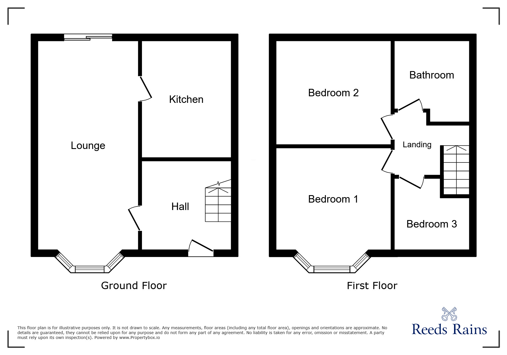 Floorplan of 3 bedroom End Terrace House to rent, Wellesley Avenue, Manchester, Greater Manchester, M18