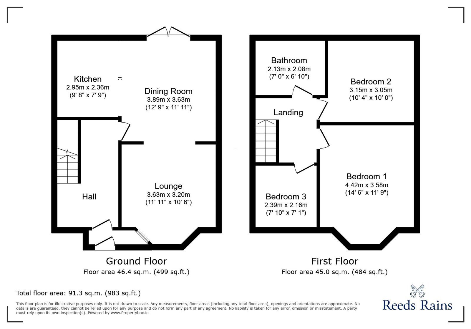 Floorplan of 3 bedroom Semi Detached House for sale, Fleet Street, Manchester, Greater Manchester, M18
