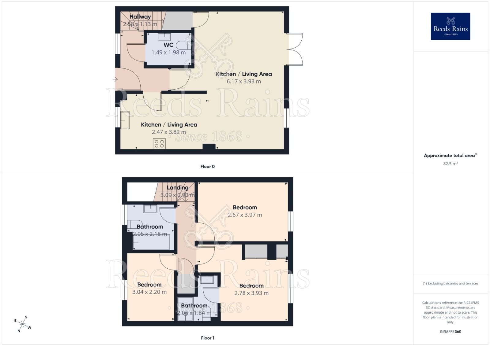 Floorplan of 3 bedroom Detached House for sale, Falshaw Way, Manchester, Greater Manchester, M18