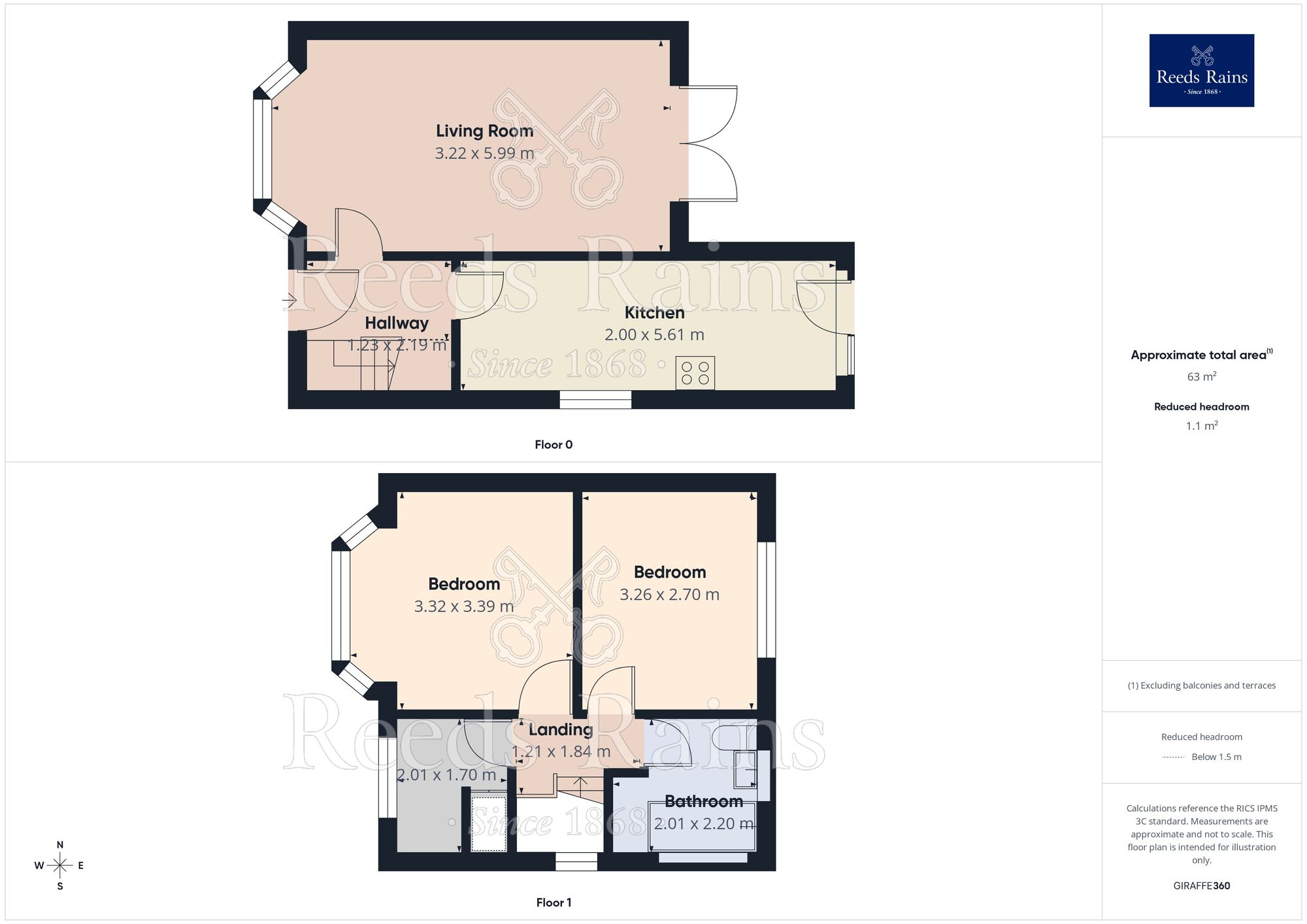 Floorplan of 3 bedroom Semi Detached House for sale, Brogan Street, Manchester, Greater Manchester, M18