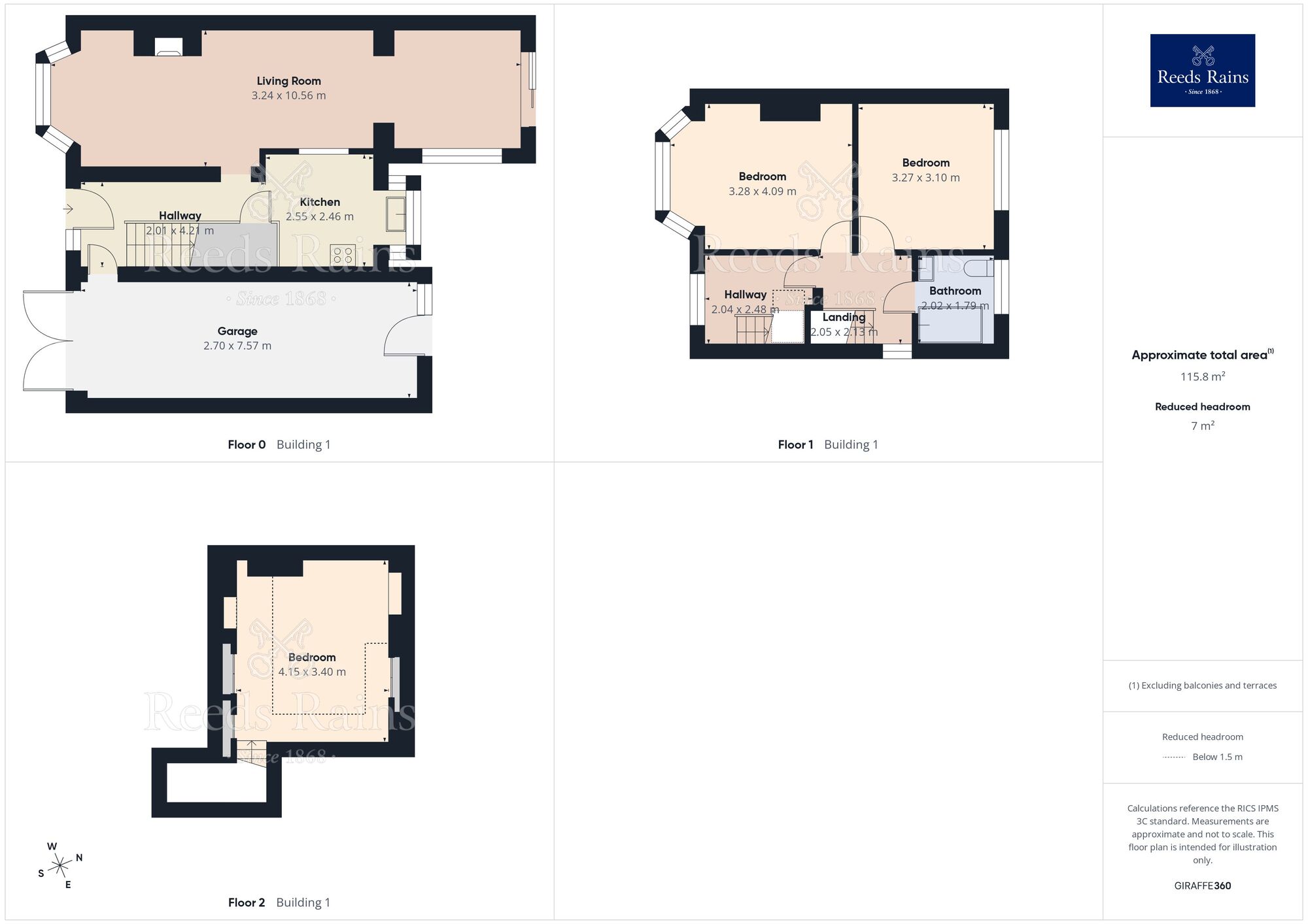 Floorplan of 3 bedroom Semi Detached House for sale, Thompson Road, Denton, Greater Manchester, M34