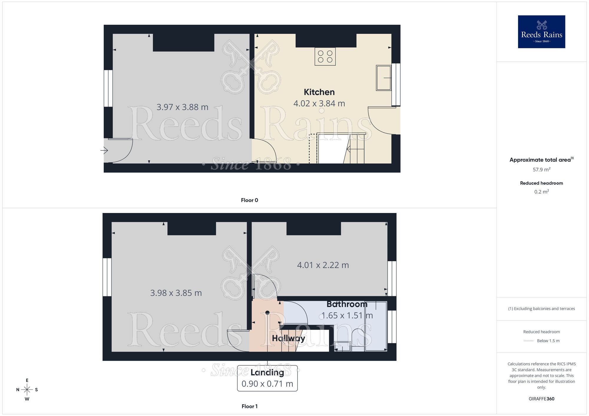 Floorplan of 2 bedroom Mid Terrace House for sale, Abbey Hey Lane, Abbey Hey, Greater Manchester, M18