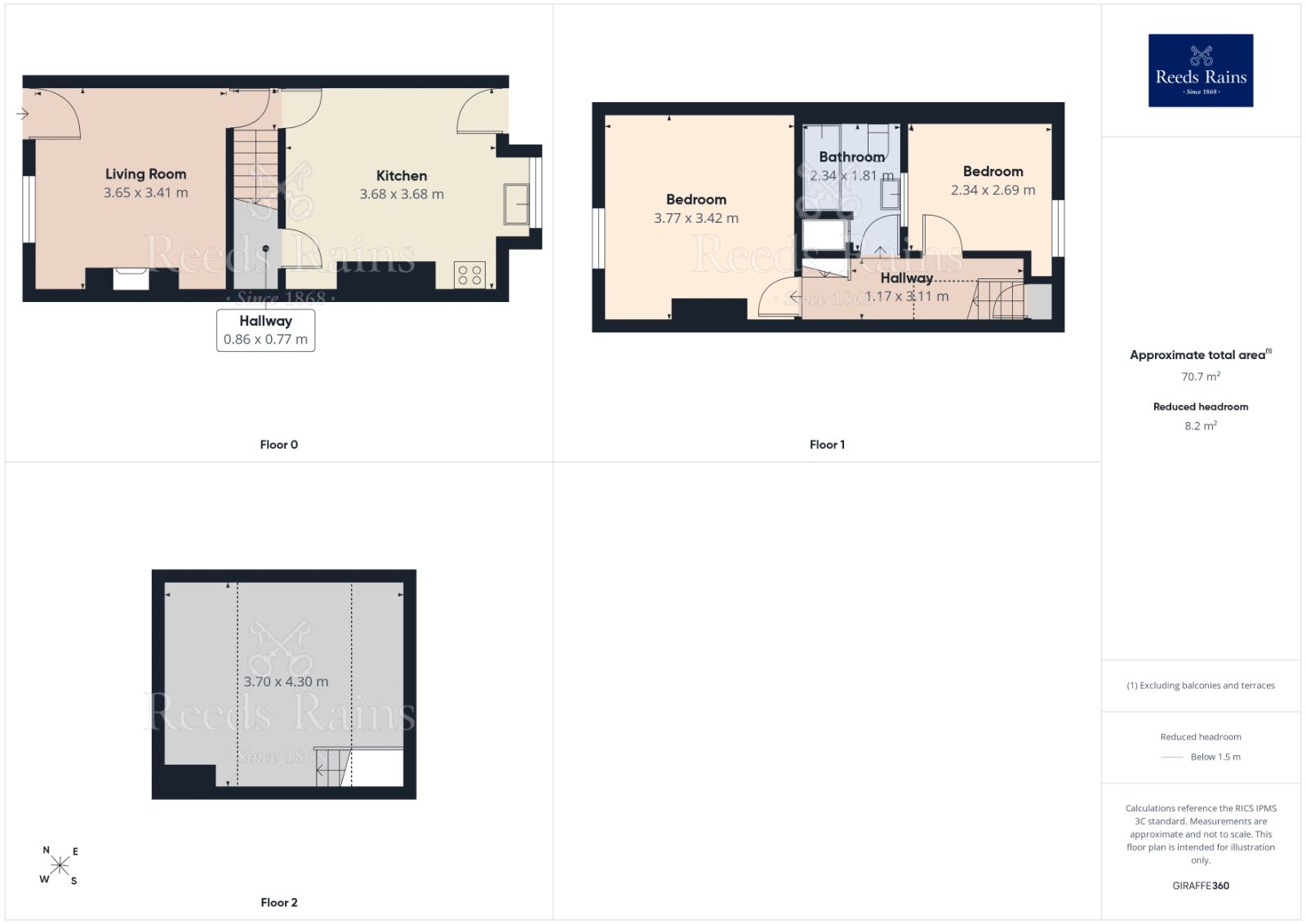 Floorplan of 2 bedroom Mid Terrace House for sale, Melton Street, Reddish, Greater Manchester, SK5
