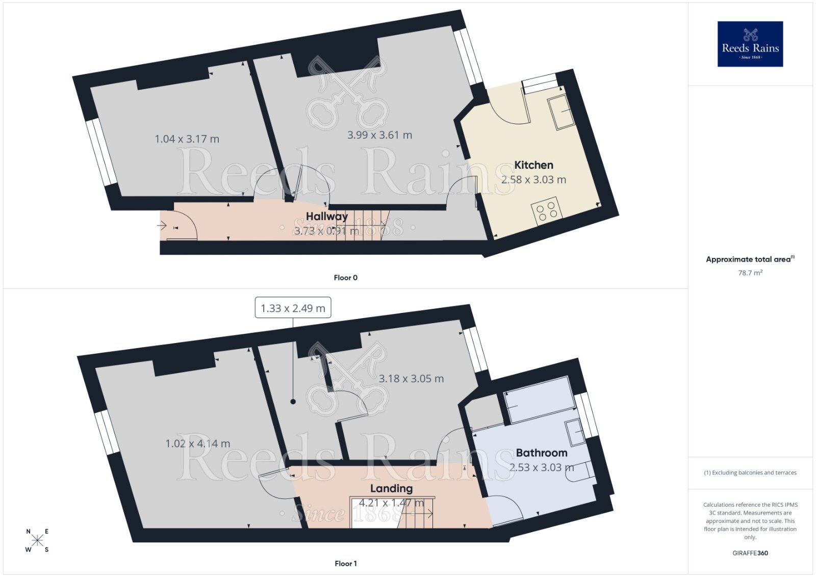 Floorplan of 2 bedroom Mid Terrace House for sale, Woodland Avenue, Manchester, Greater Manchester, M18