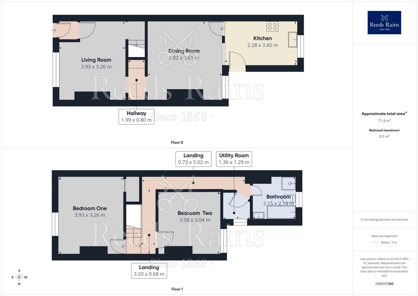 Floorplan of 2 bedroom Mid Terrace House for sale, Criterion Street, Stockport, Greater Manchester, SK5