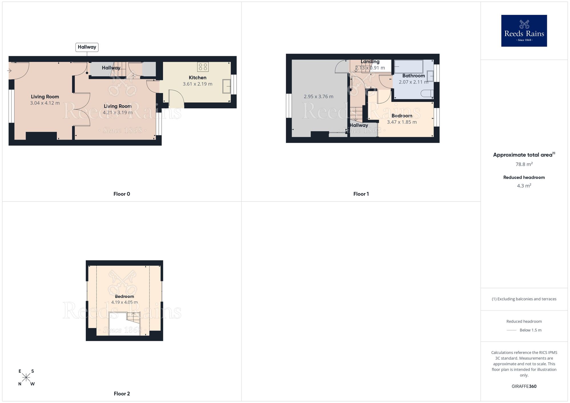 Floorplan of 3 bedroom End Terrace House for sale, Bowler Street, Levenshulme, Greater Manchester, M19