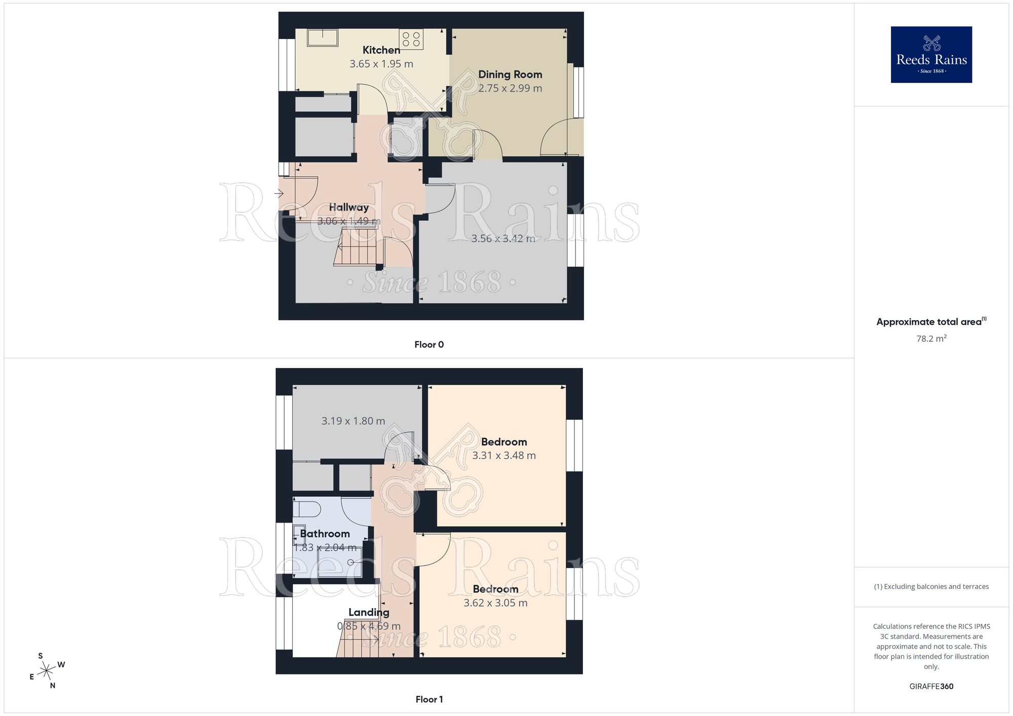Floorplan of 3 bedroom End Terrace House for sale, Birch Street, Manchester, M12