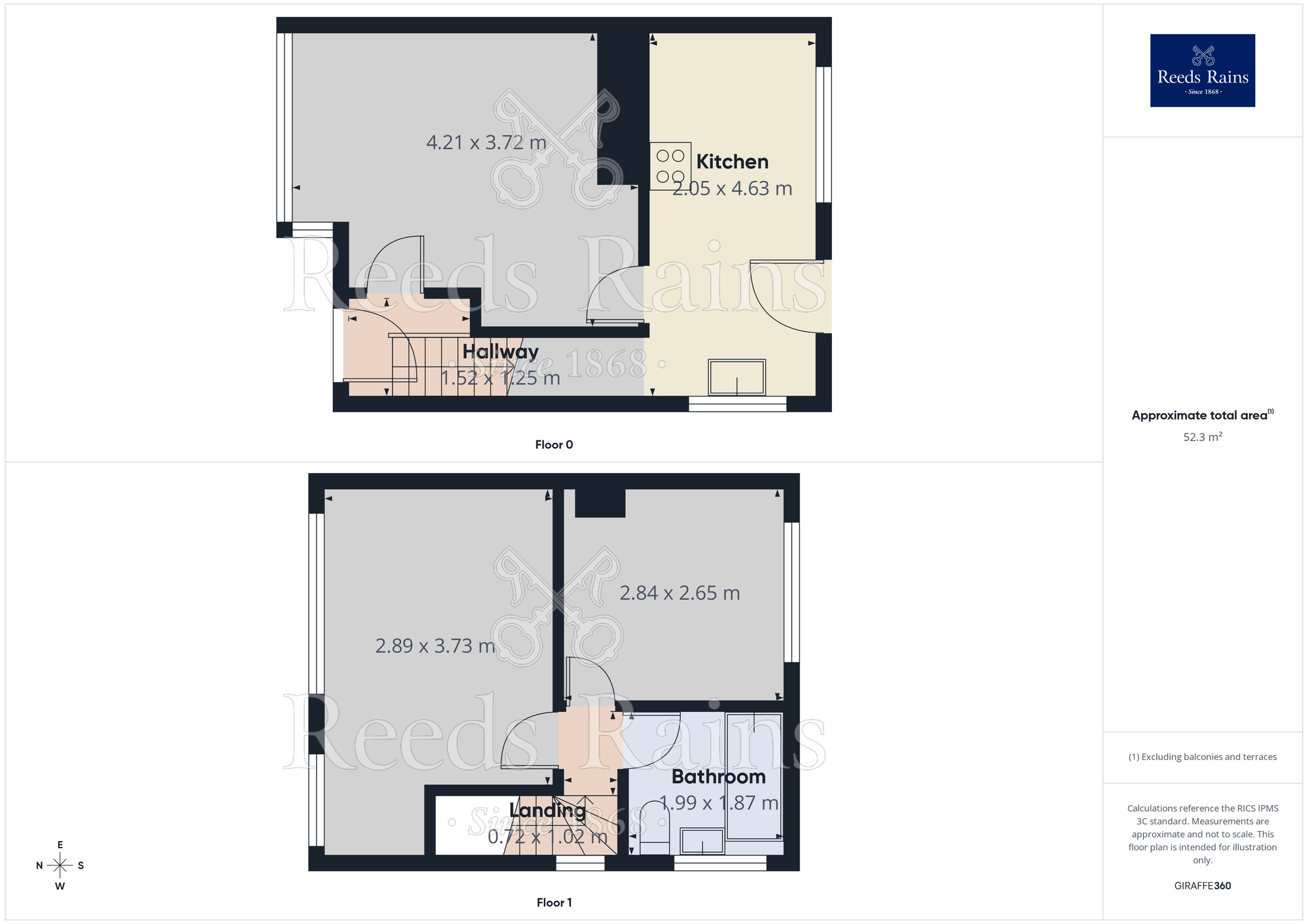 Floorplan of 2 bedroom End Terrace House to rent, Buttress Street, Manchester, Greater Manchester, M18