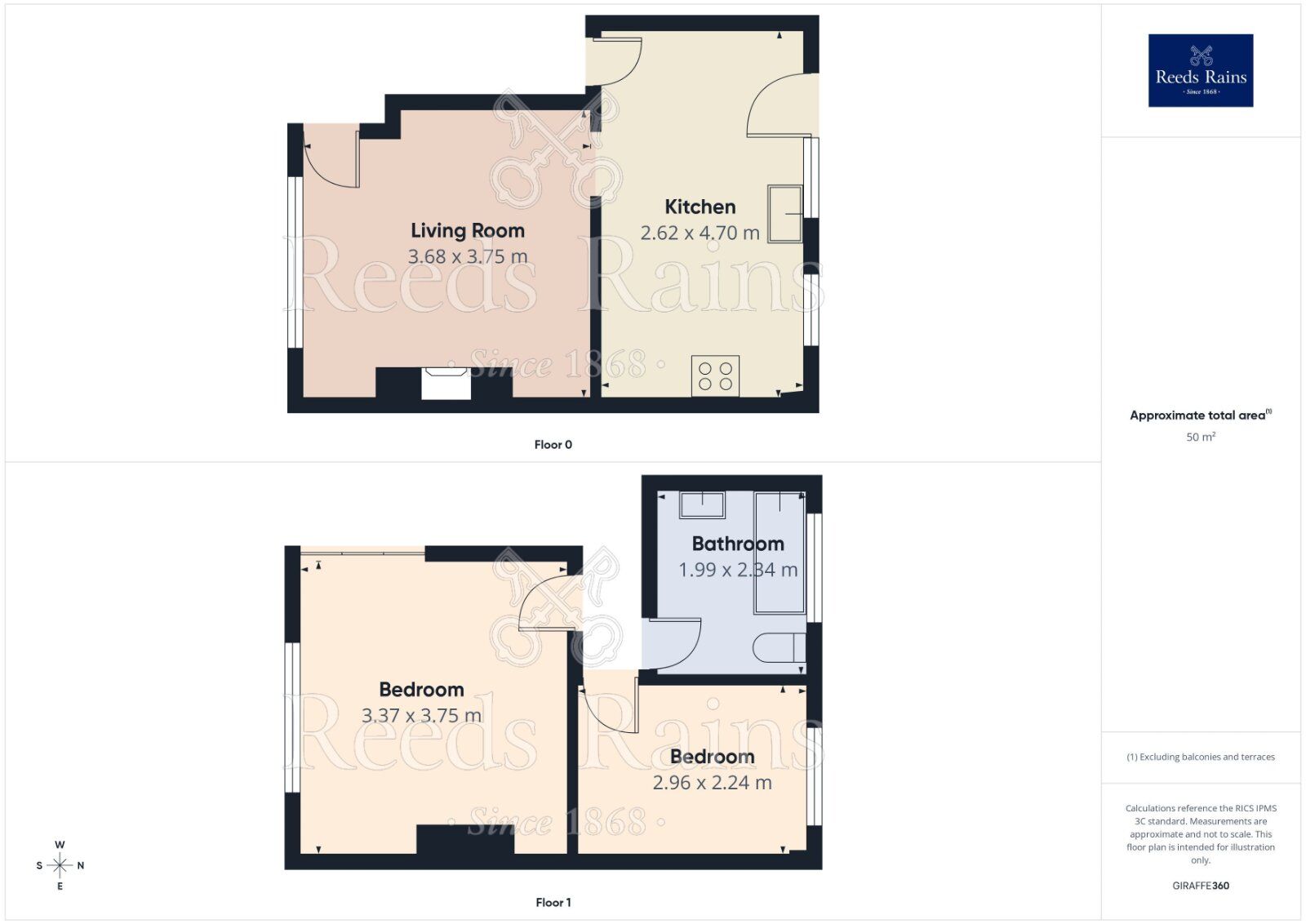 Floorplan of 2 bedroom Mid Terrace House for sale, Rupert Street, Stockport, Greater Manchester, SK5