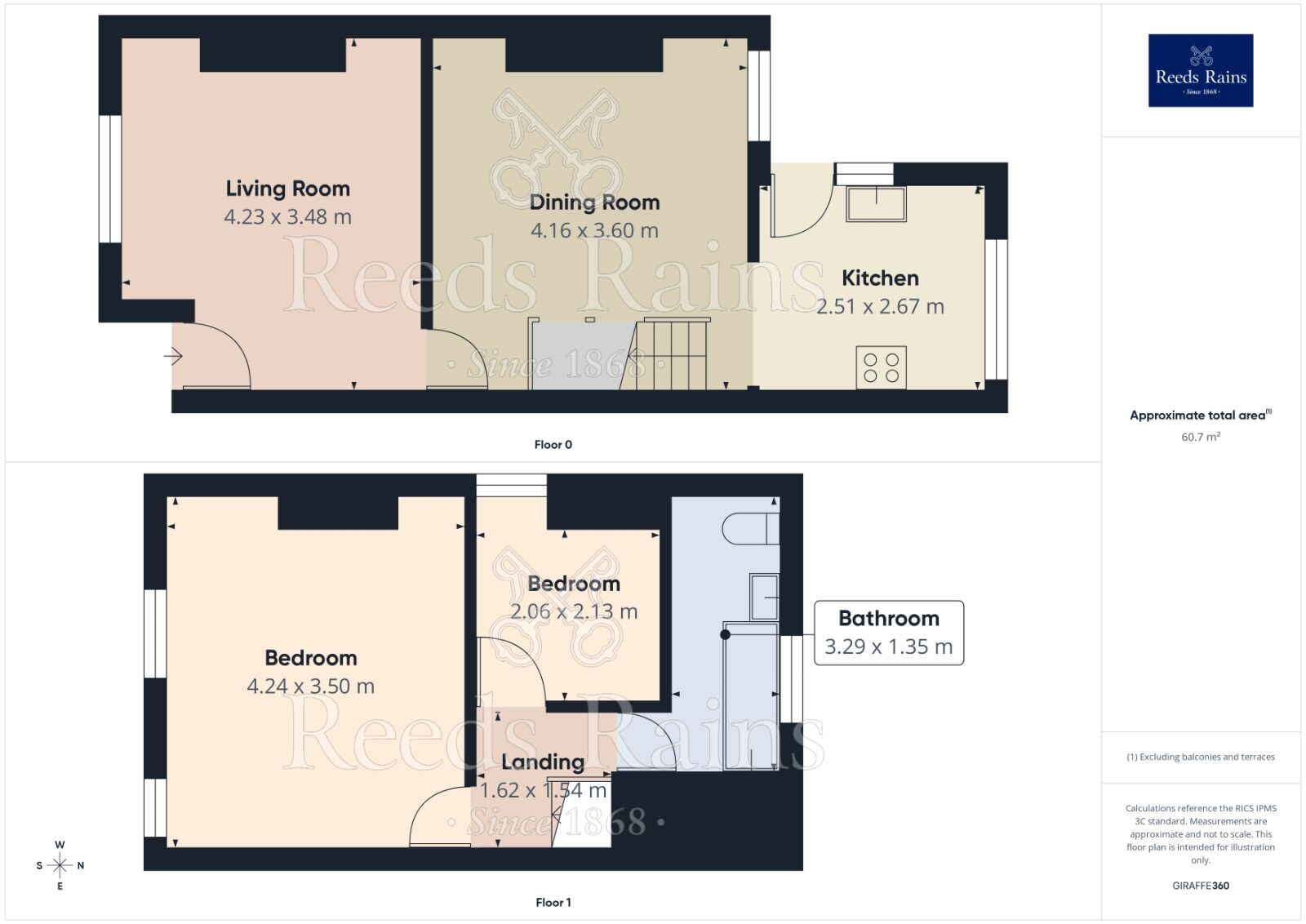 Floorplan of 2 bedroom End Terrace House for sale, Sandbach Road, Stockport, Greater Manchester, SK5