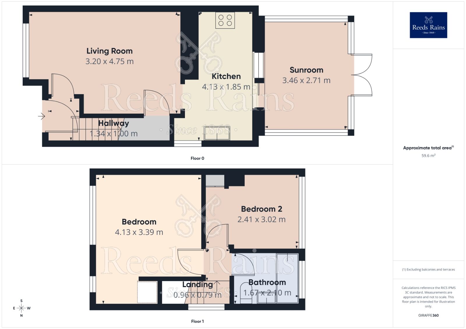 Floorplan of 2 bedroom Semi Detached House for sale, Furnival Road, Manchester, Greater Manchester, M18