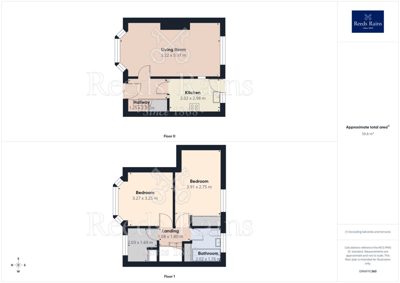 Floorplan of 3 bedroom Semi Detached House for sale, Elsdon Drive, Manchester, Greater Manchester, M18