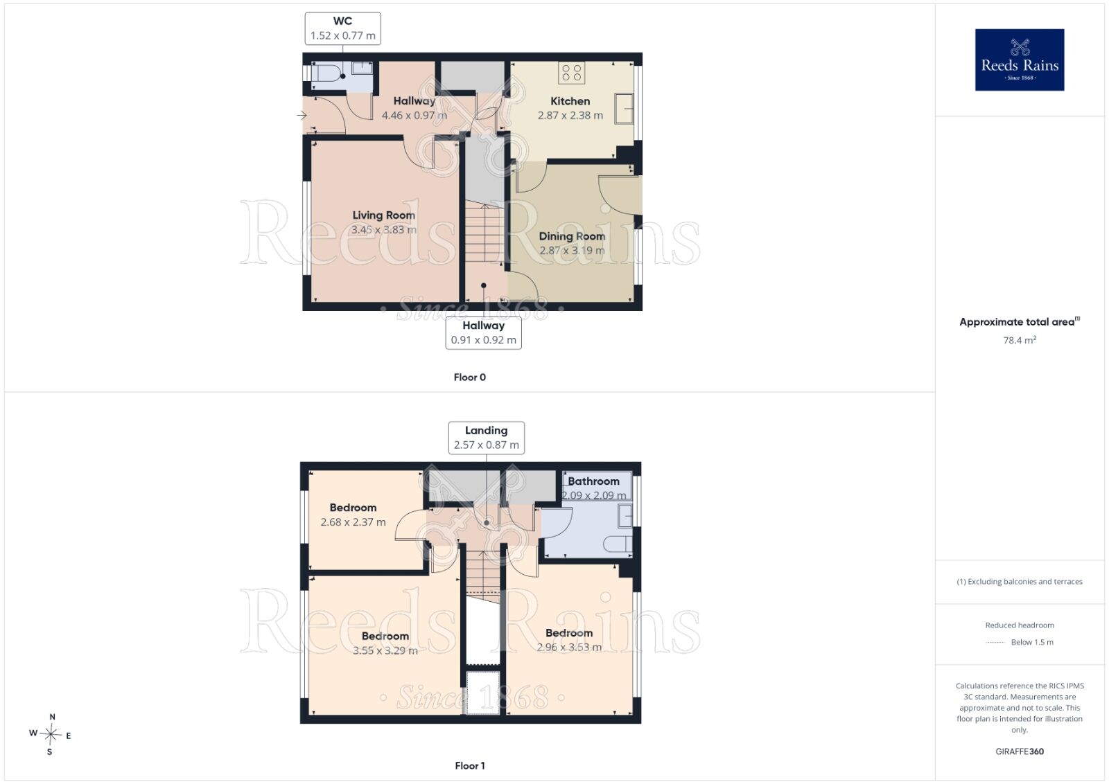 Floorplan of 3 bedroom End Terrace House for sale, Liverpool Close, Stockport, Greater Manchester, SK5